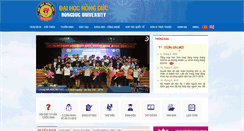 Desktop Screenshot of hdu.edu.vn